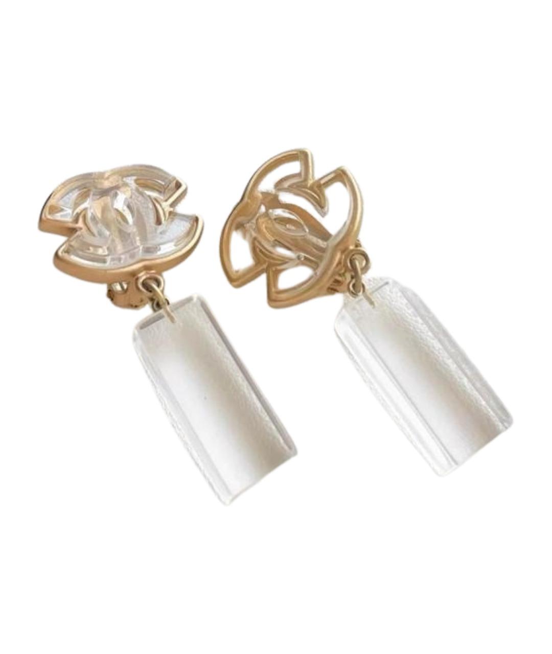 CHANEL Золотые серьги, фото 1