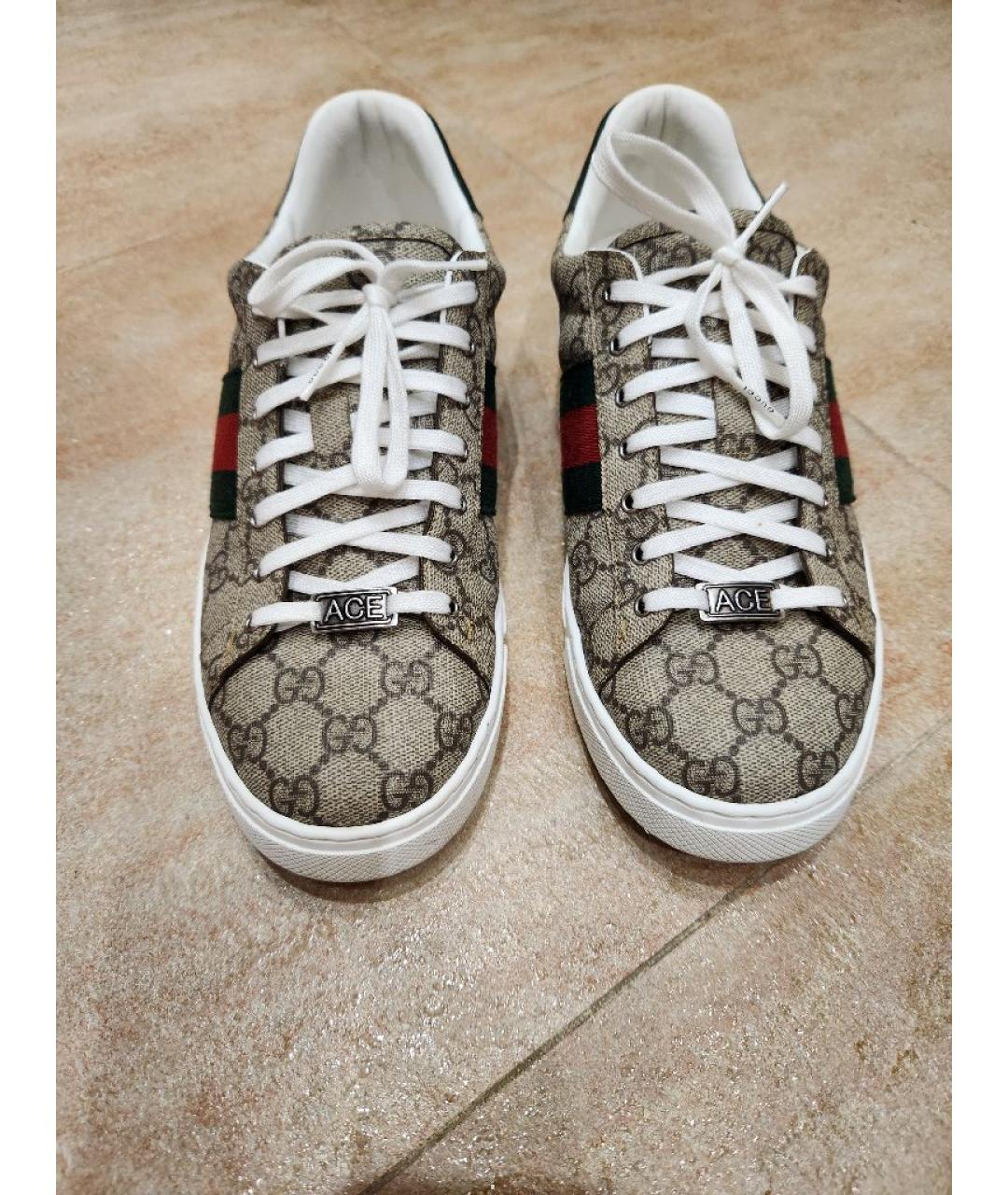 GUCCI Мульти низкие кроссовки / кеды, фото 2