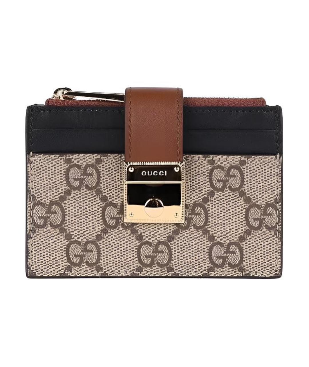 GUCCI Бежевый кардхолдер, фото 1
