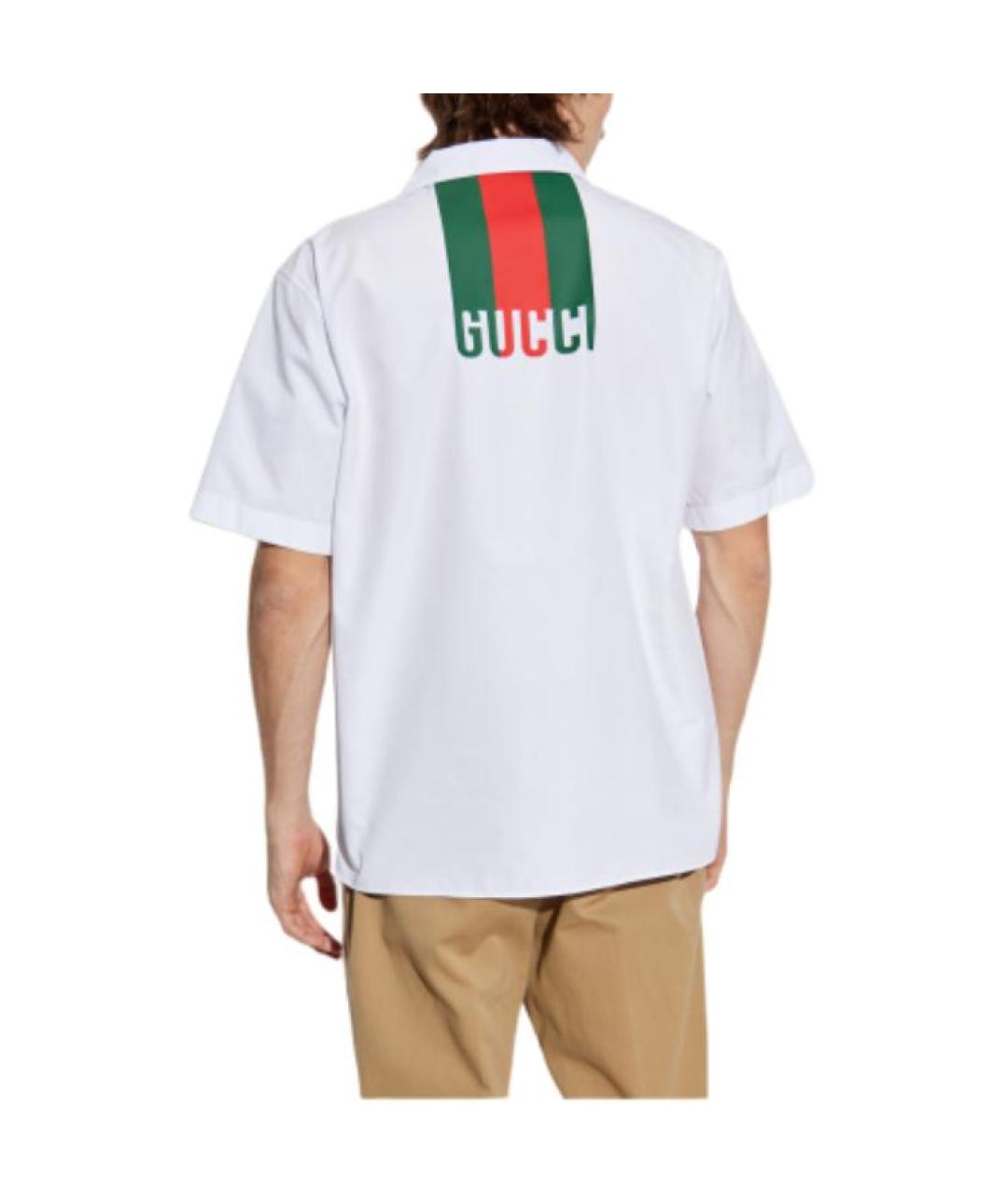 GUCCI Белая классическая рубашка, фото 4