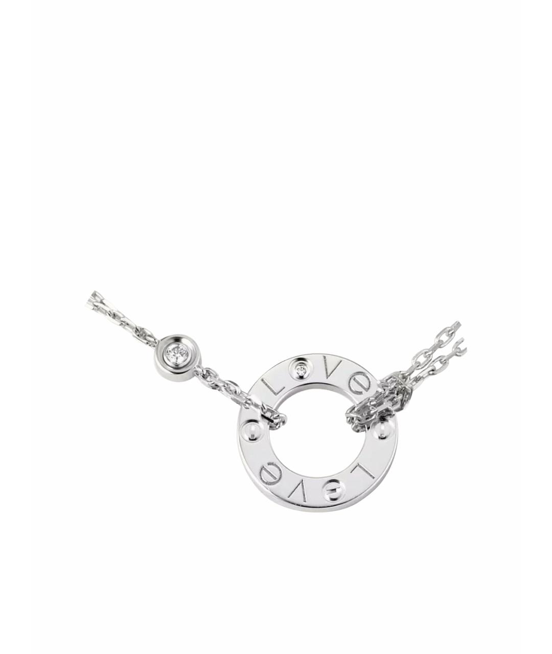 CARTIER Белое колье из белого золота, фото 1