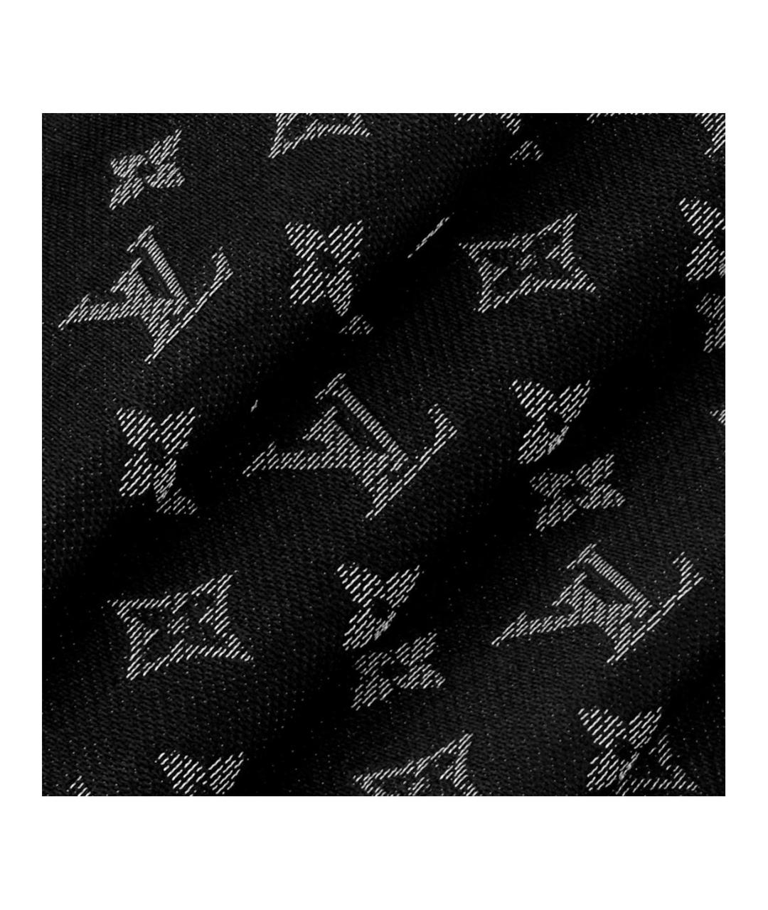 LOUIS VUITTON Черный шарф, фото 2