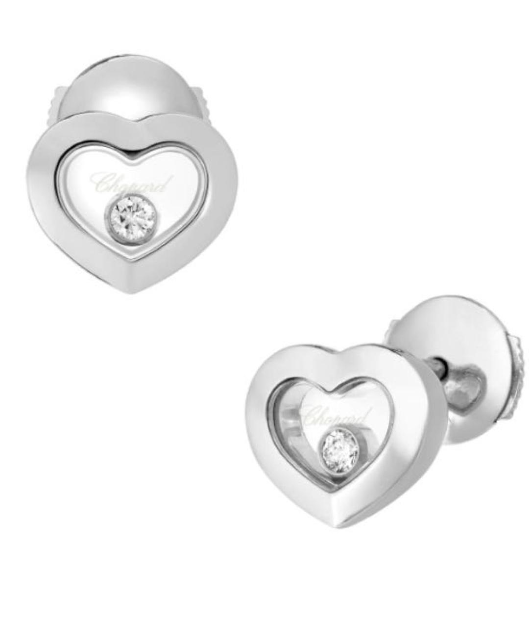 CHOPARD Белые серьги из белого золота, фото 1