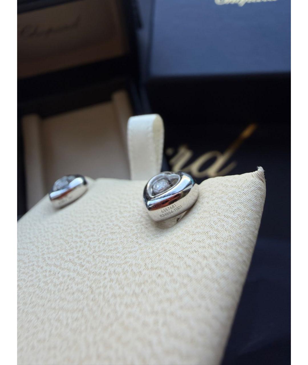 CHOPARD Белые серьги из белого золота, фото 3