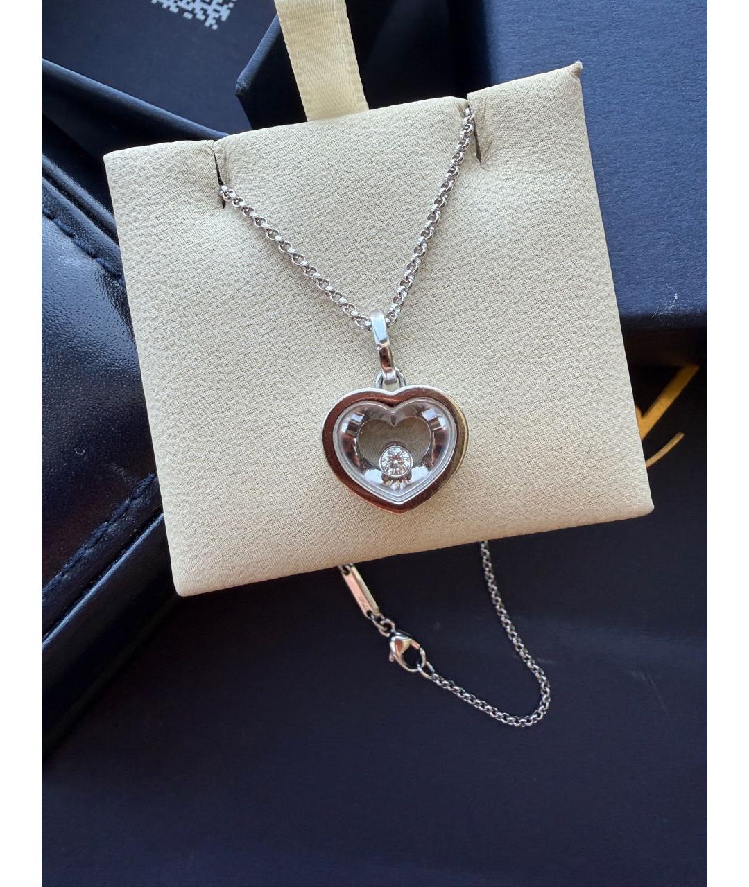 CHOPARD Белое колье из белого золота, фото 5