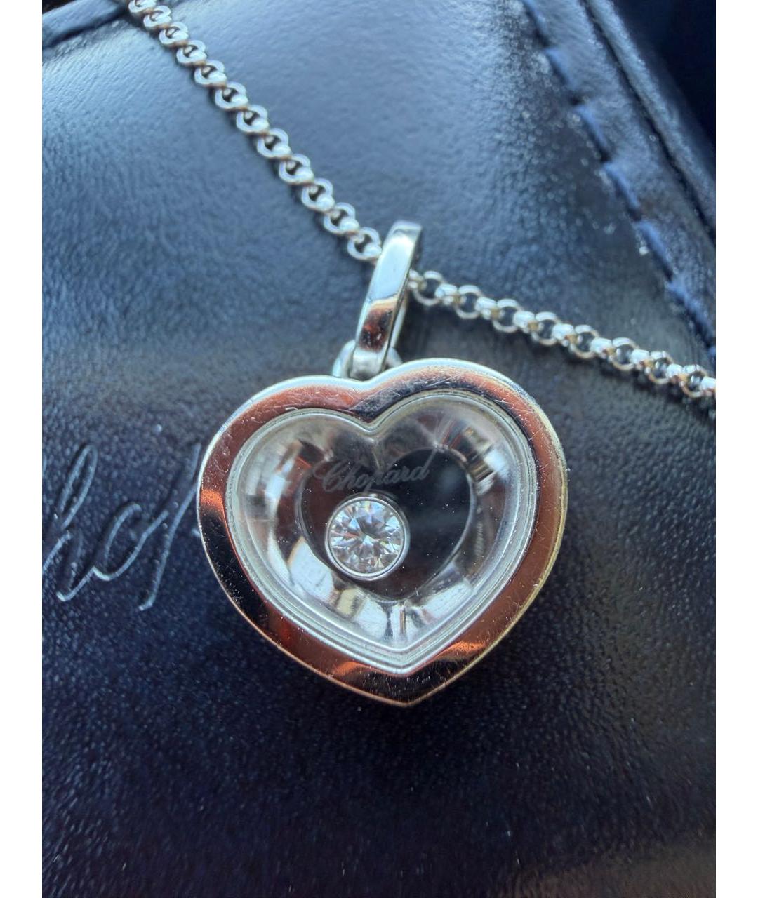 CHOPARD Белое колье из белого золота, фото 8