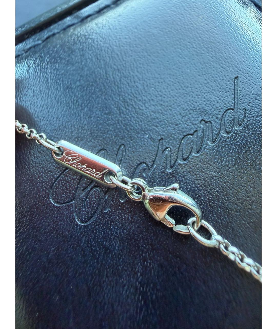 CHOPARD Белое колье из белого золота, фото 7
