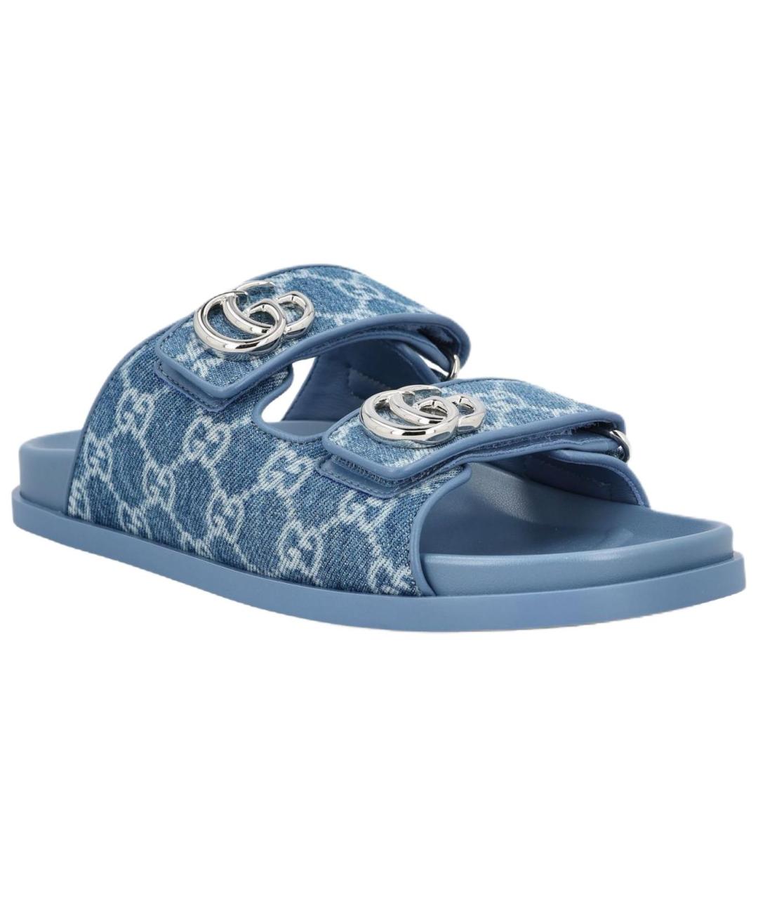 GUCCI Синие сандалии, фото 3