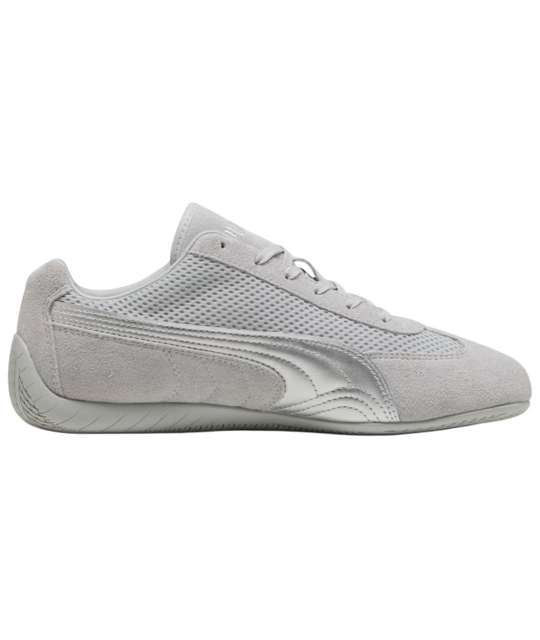 PUMA Серые кожаные кроссовки, фото 2