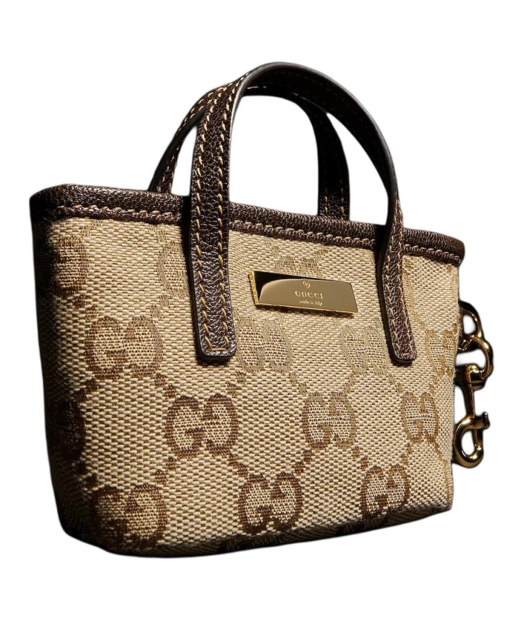 GUCCI Бежевая сумка с короткими ручками, фото 2