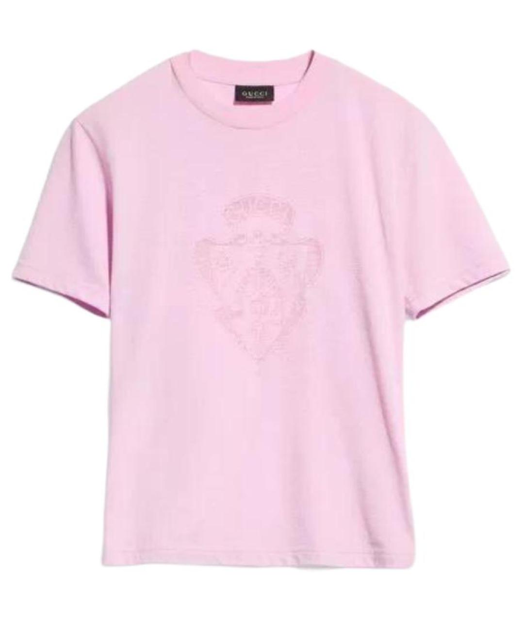 GUCCI Розовая футболка, фото 1