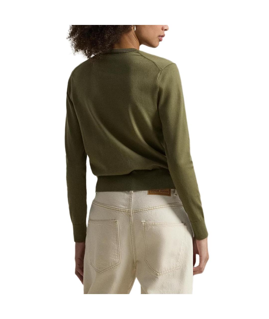 POLO RALPH LAUREN Зеленый кардиган, фото 3