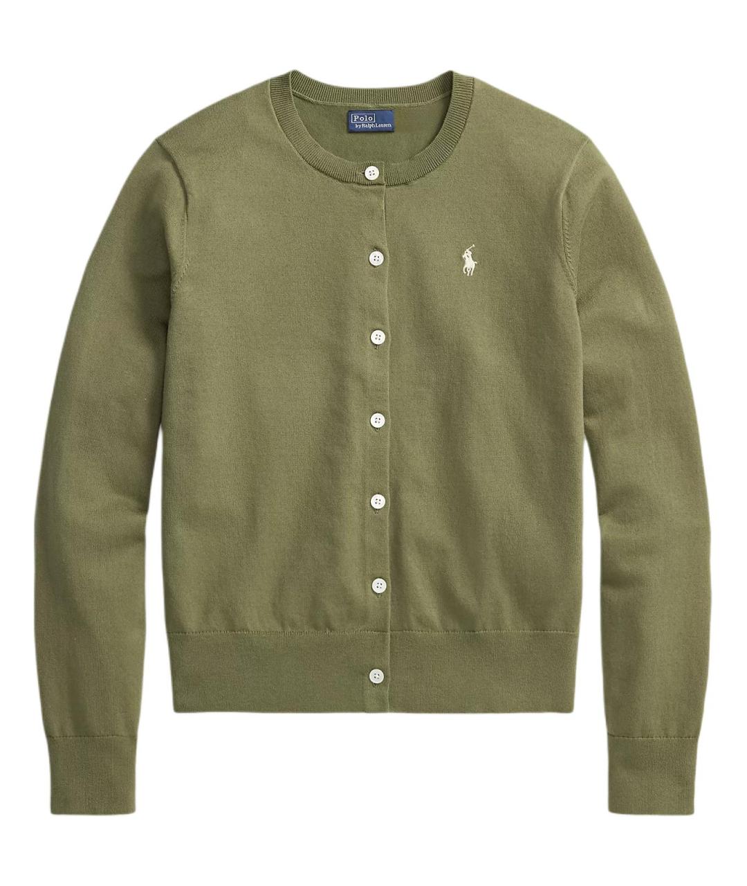 POLO RALPH LAUREN Зеленый кардиган, фото 1