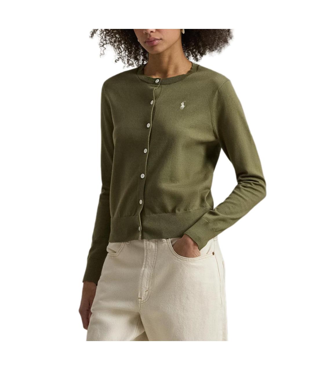 POLO RALPH LAUREN Зеленый кардиган, фото 4