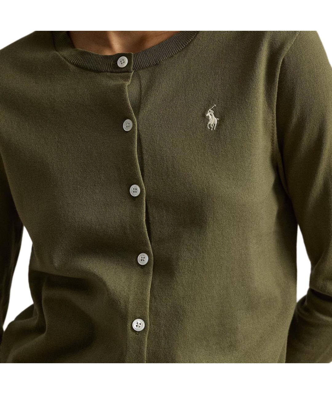 POLO RALPH LAUREN Зеленый кардиган, фото 5