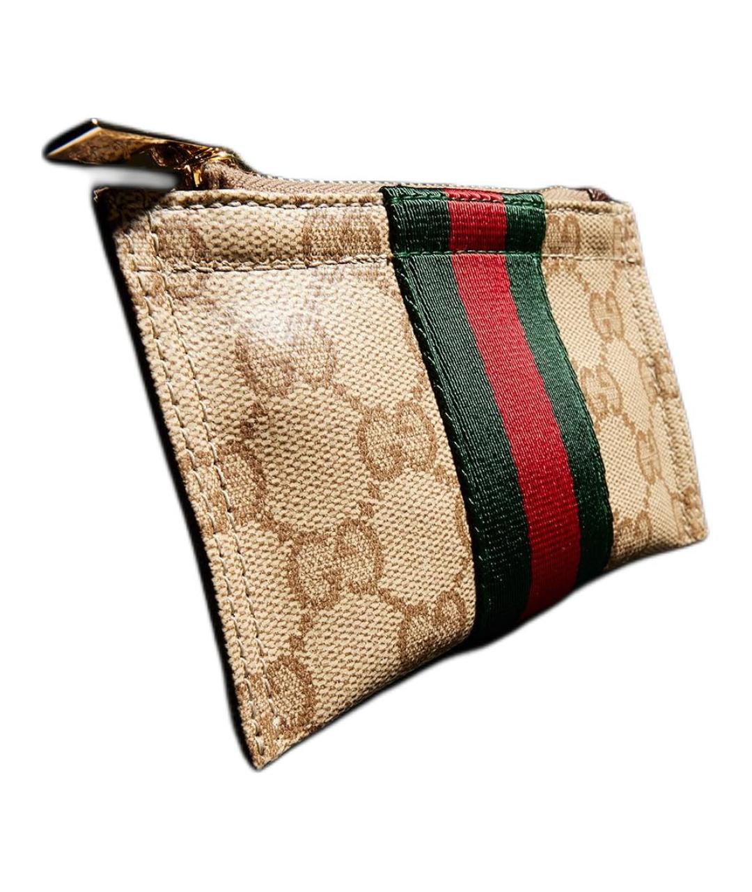 GUCCI Бежевый кардхолдер, фото 1