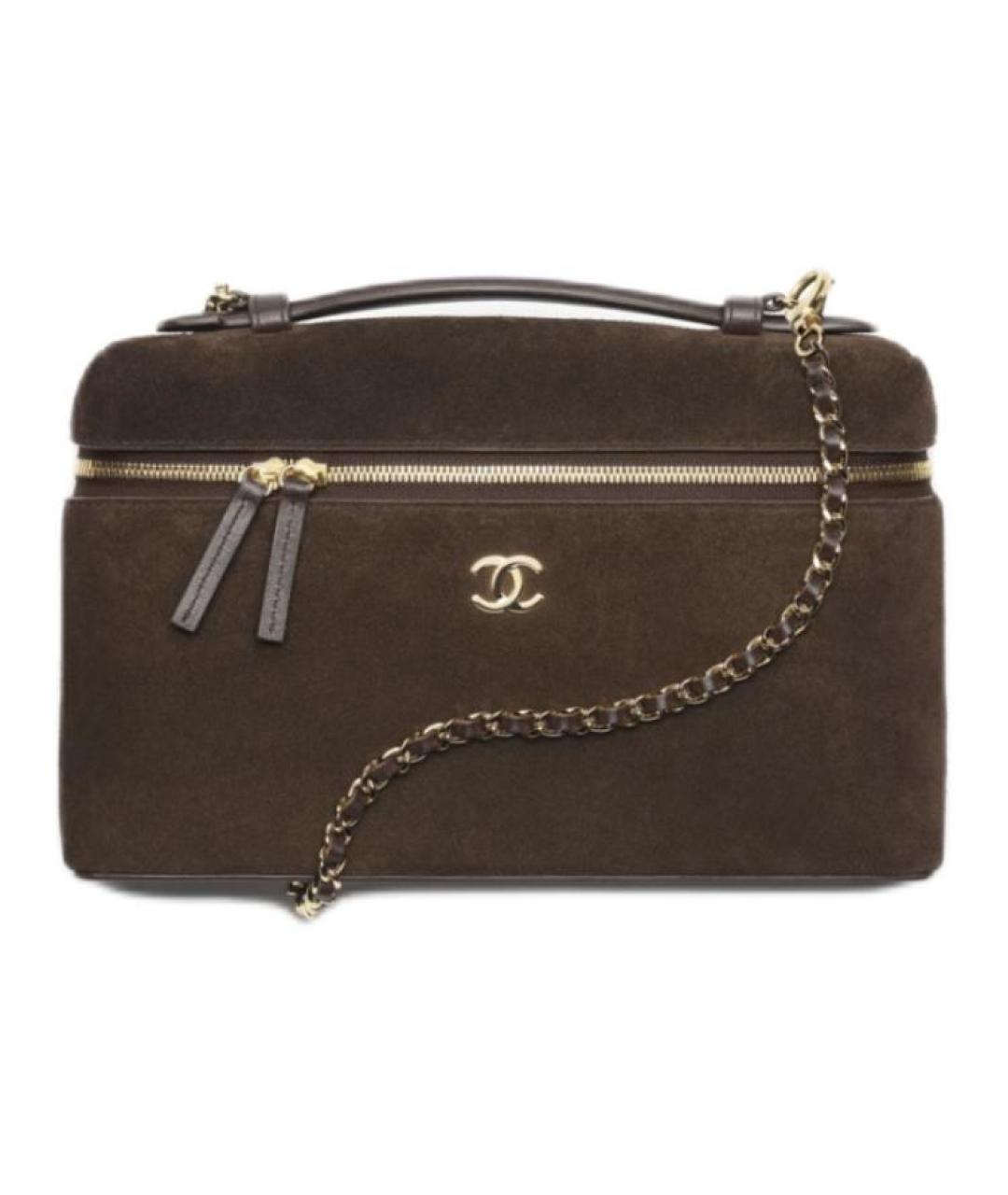CHANEL Коричневая косметичка, фото 1