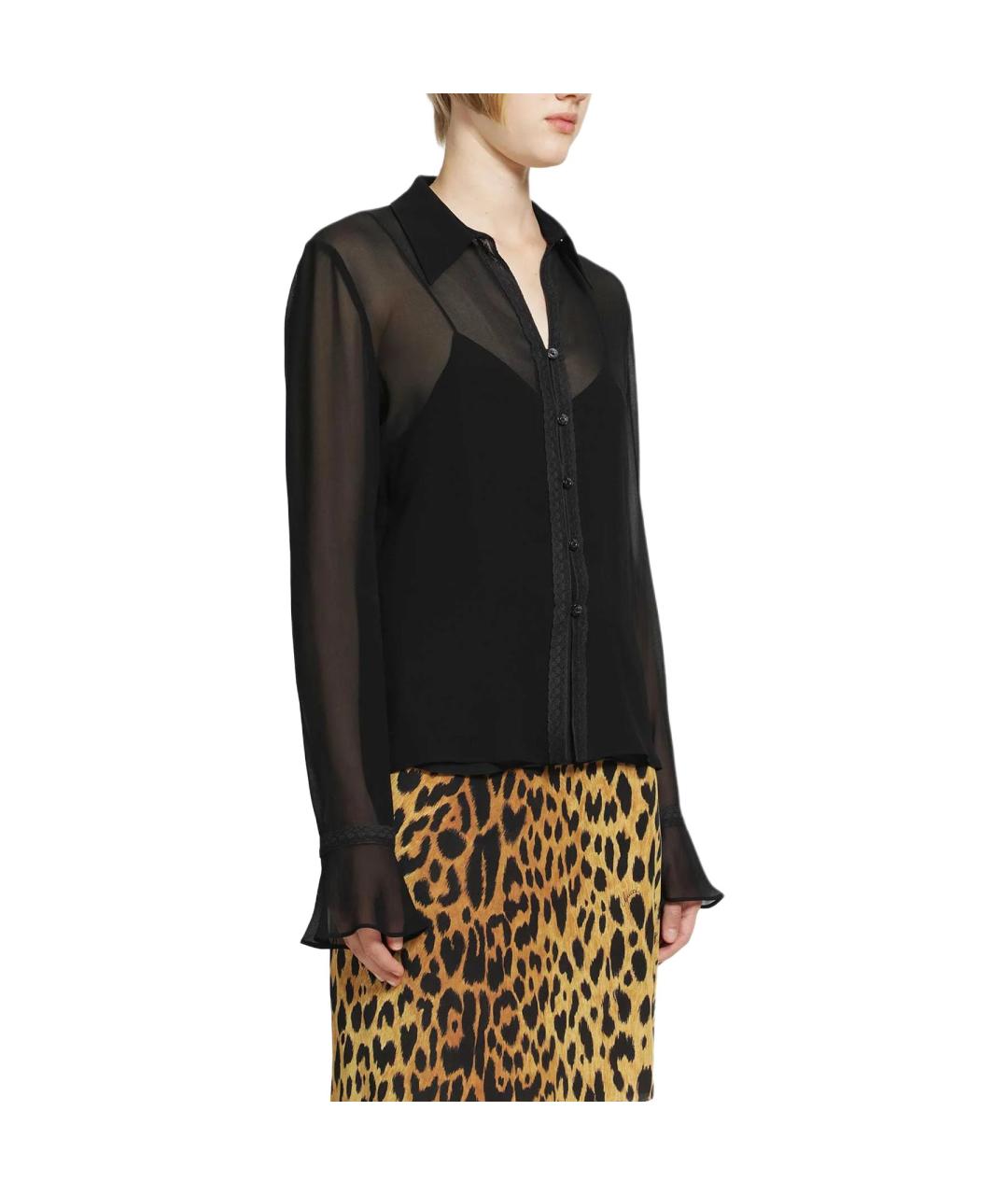 GUCCI Черная блузы, фото 3