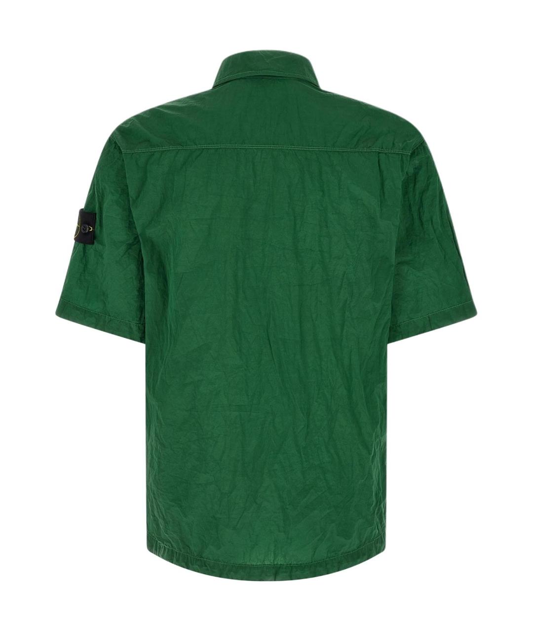 STONE ISLAND Зеленая классическая рубашка, фото 2