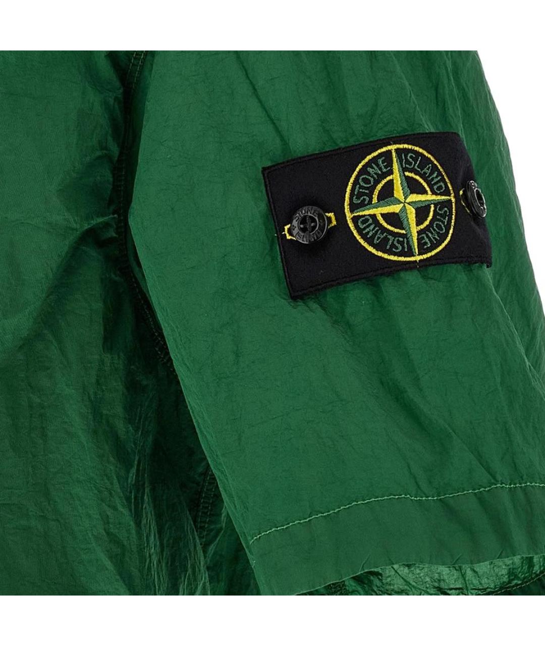 STONE ISLAND Зеленая классическая рубашка, фото 3