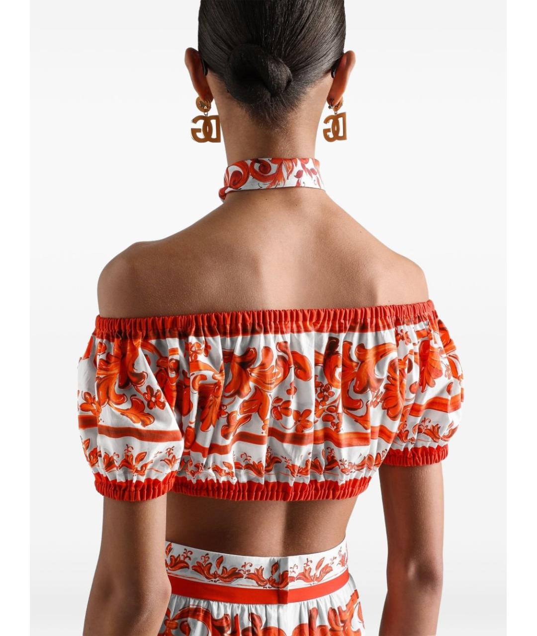 DOLCE&GABBANA Мульти хлопковая майка, фото 2