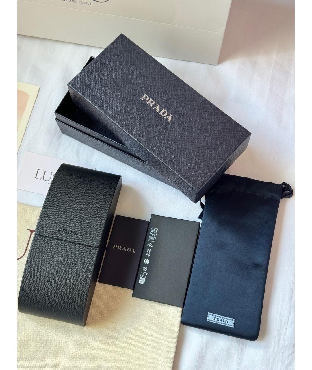 PRADA Мульти пластиковые солнцезащитные очки, фото 5