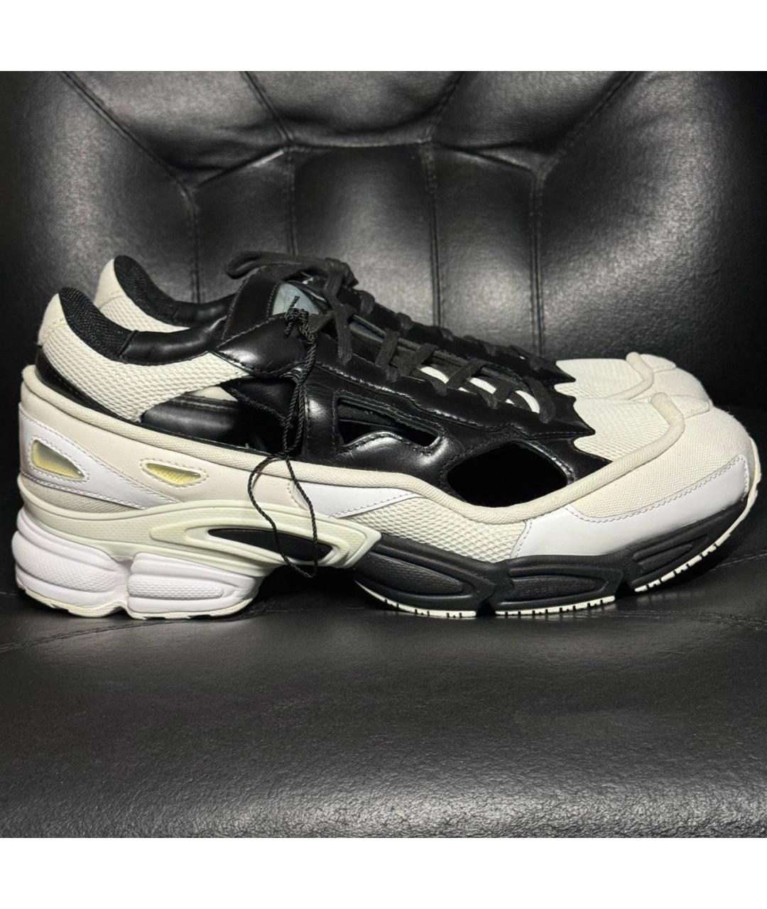 ADIDAS X RAF SIMONS Белые кожаные низкие кроссовки / кеды, фото 9