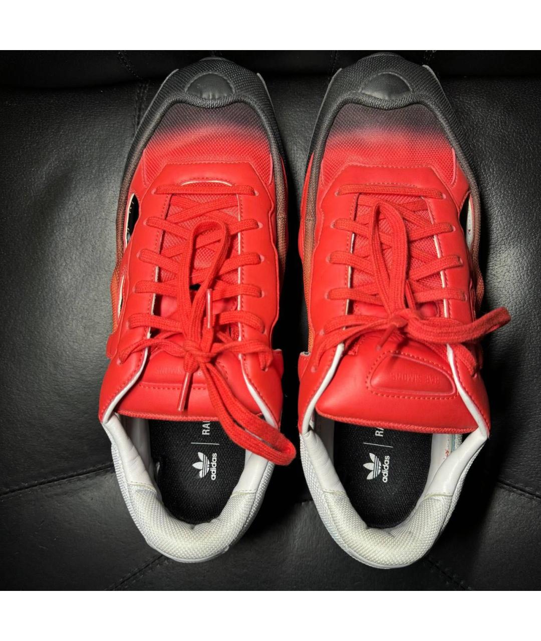 ADIDAS X RAF SIMONS Красные низкие кроссовки / кеды, фото 8