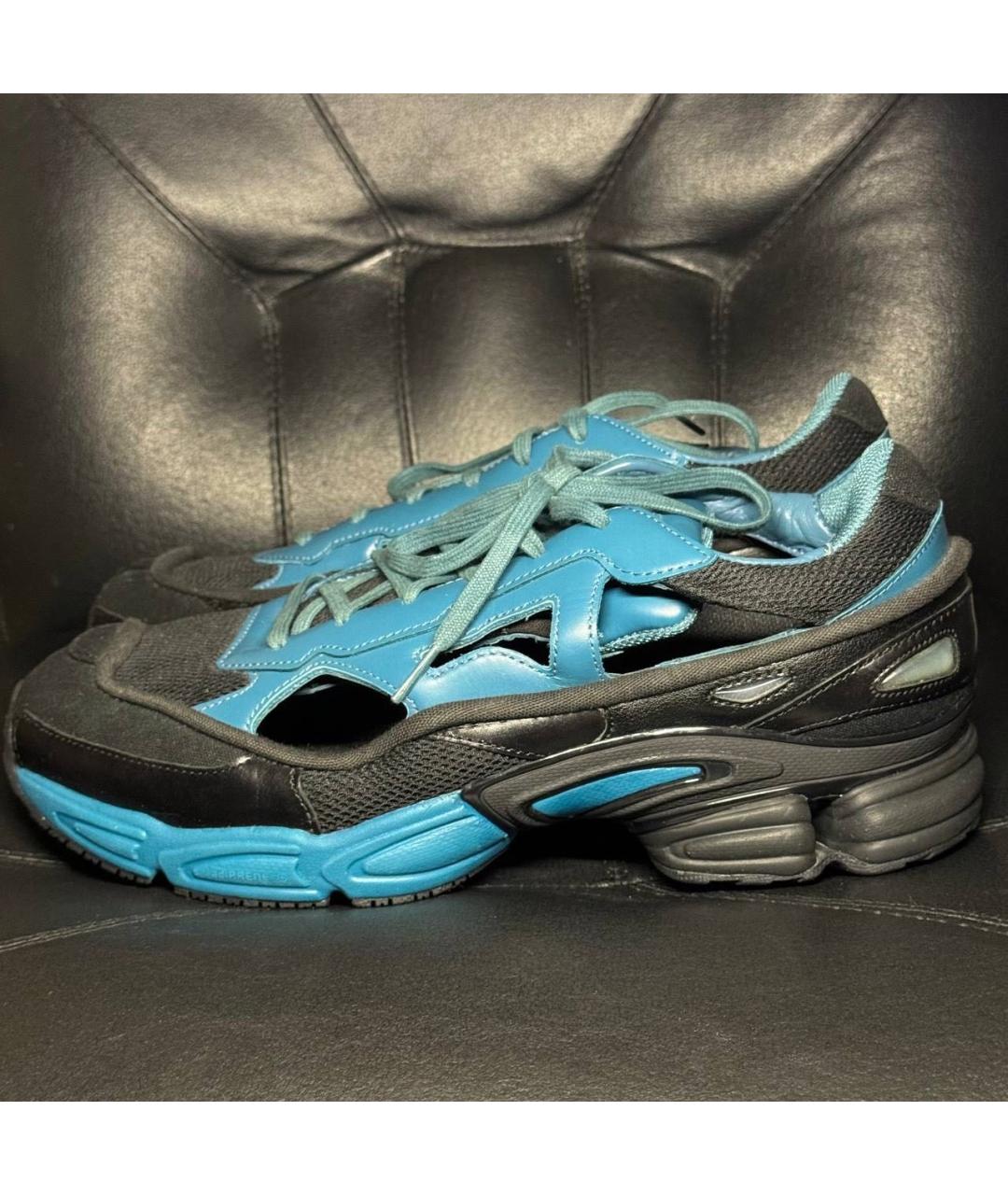 ADIDAS X RAF SIMONS Синие низкие кроссовки / кеды, фото 3