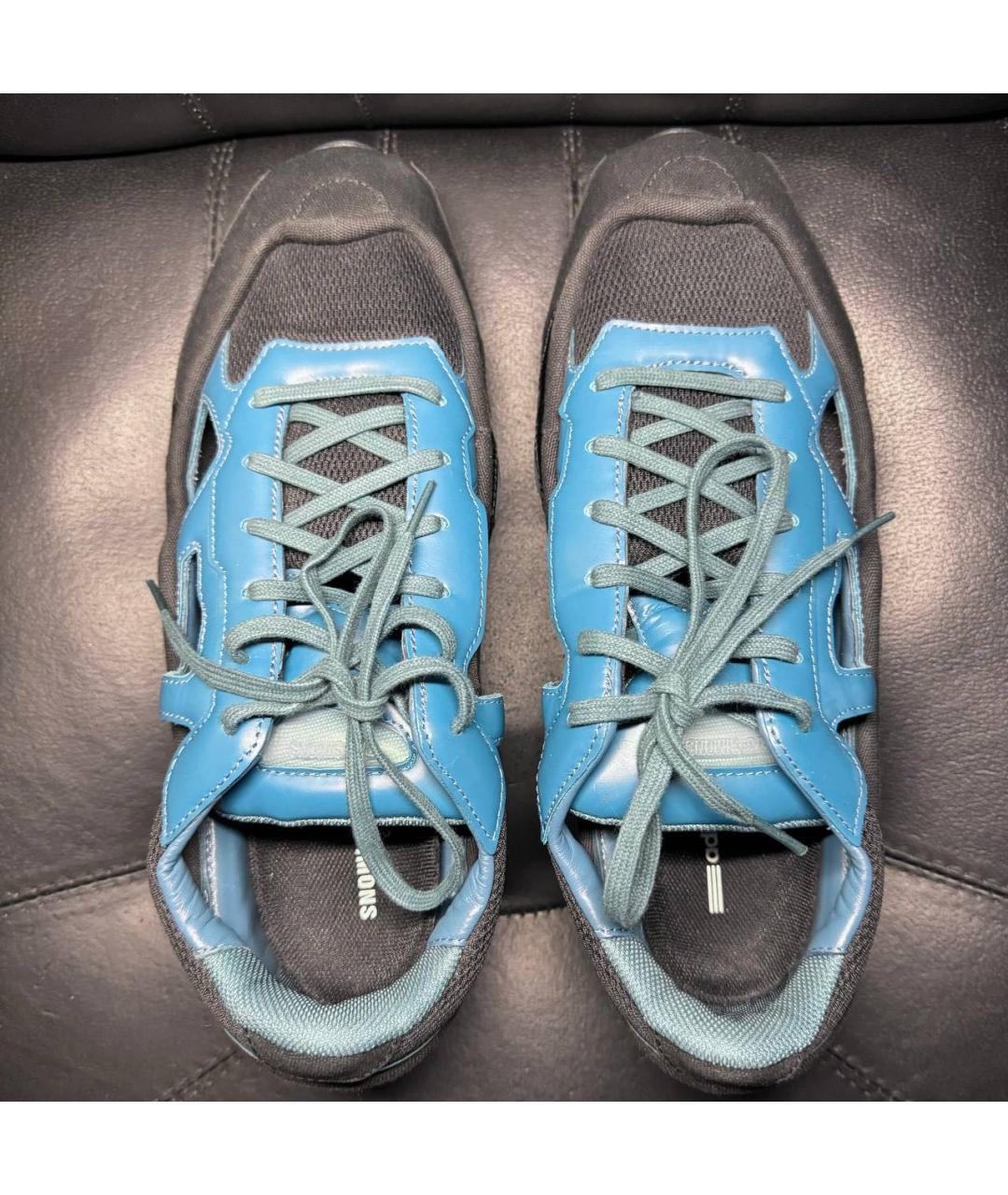 ADIDAS X RAF SIMONS Синие низкие кроссовки / кеды, фото 7
