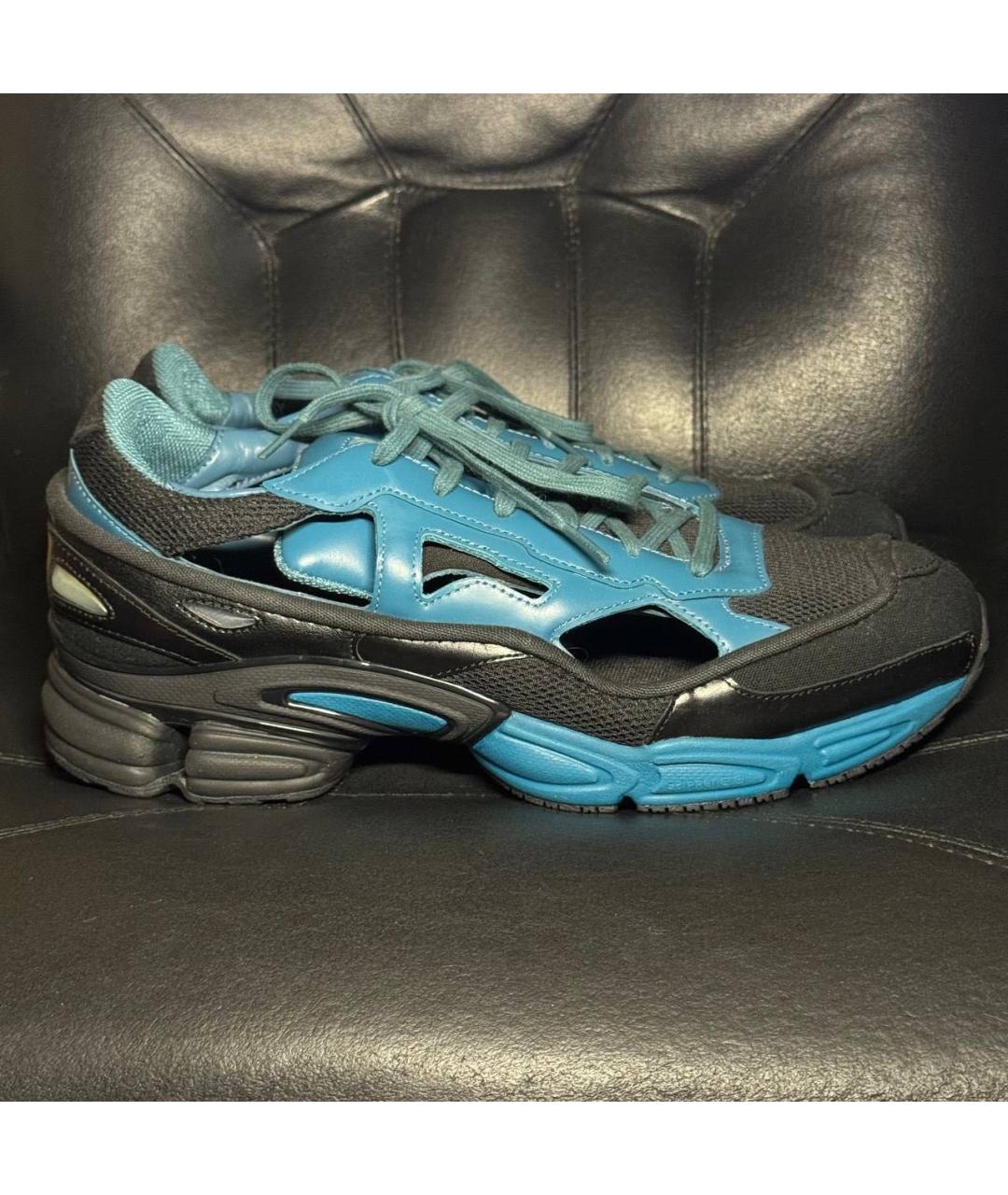 ADIDAS X RAF SIMONS Синие низкие кроссовки / кеды, фото 9