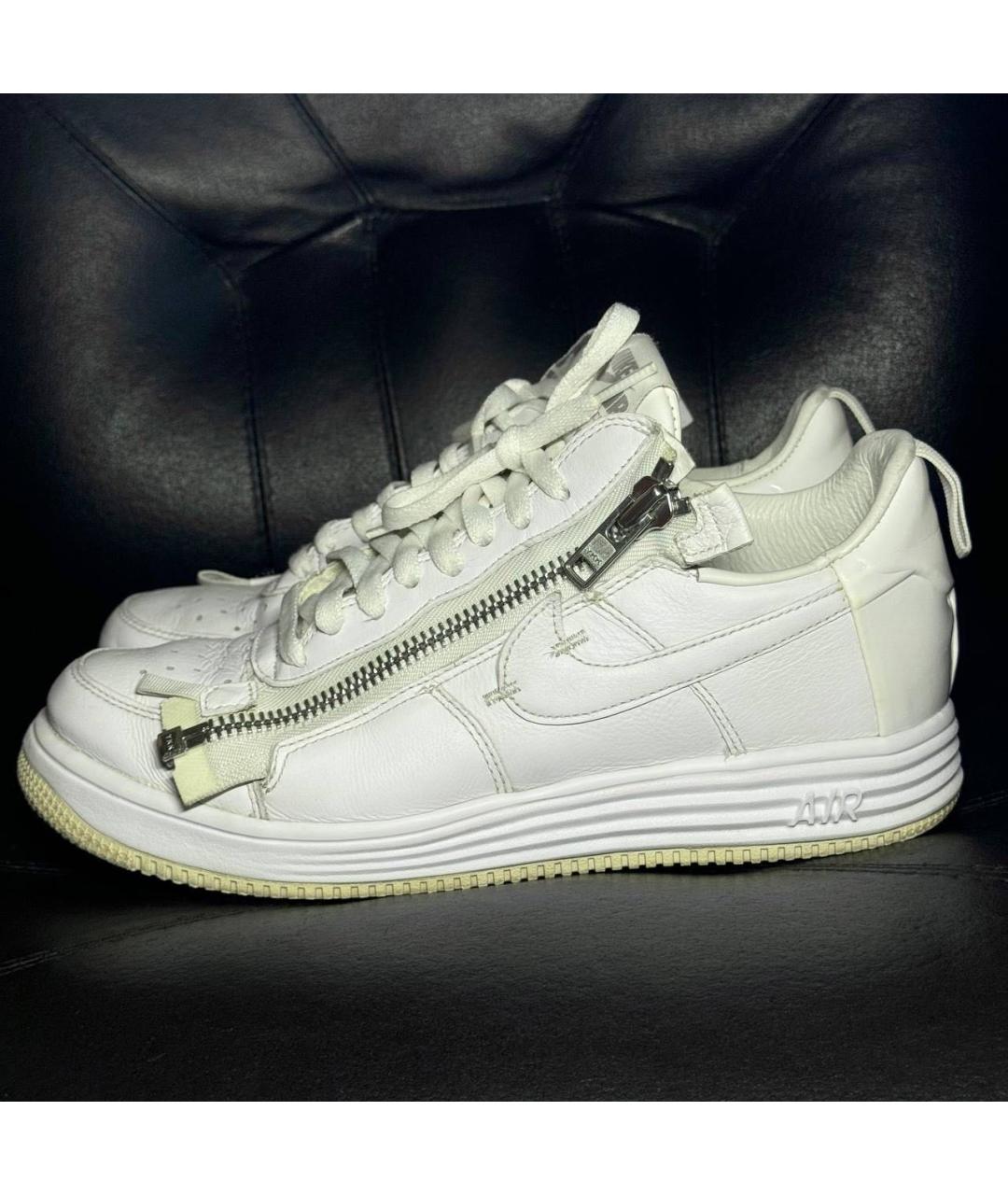 ACRONYM® Белые кожаные низкие кроссовки / кеды, фото 3