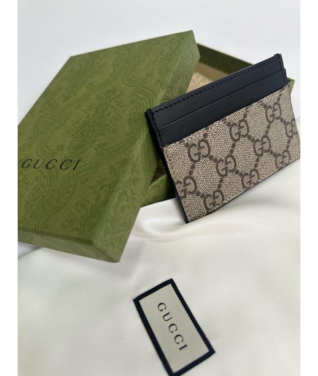 GUCCI Коричневый кардхолдер, фото 4