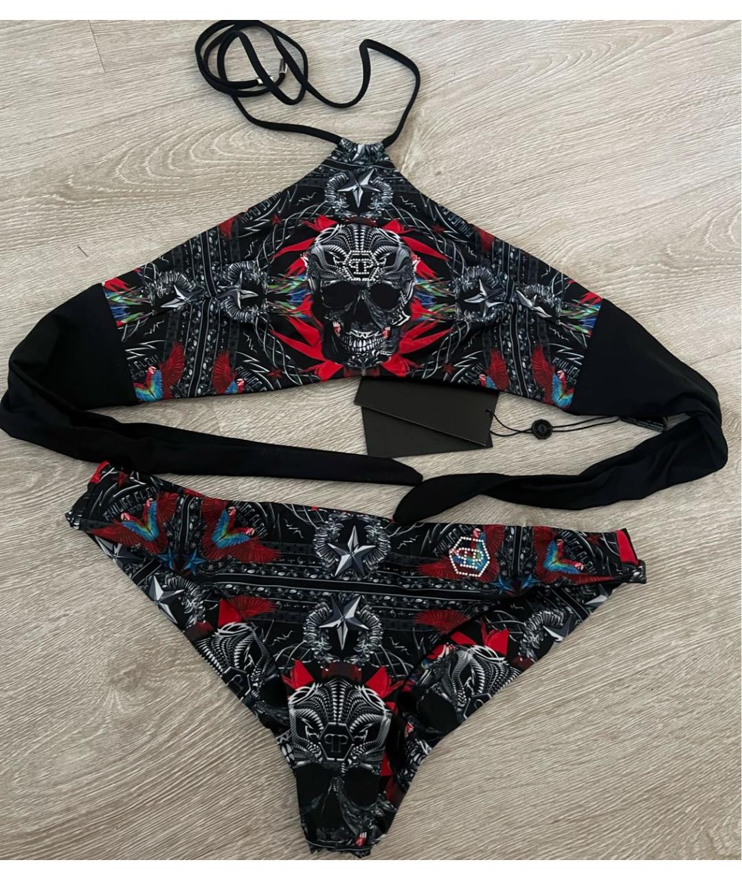 PHILIPP PLEIN Мульти полиэстеровый купальник, фото 7