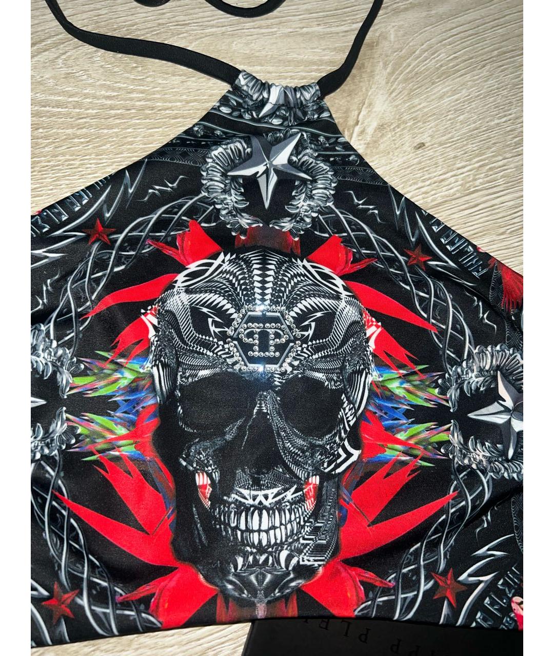 PHILIPP PLEIN Мульти полиэстеровый купальник, фото 3
