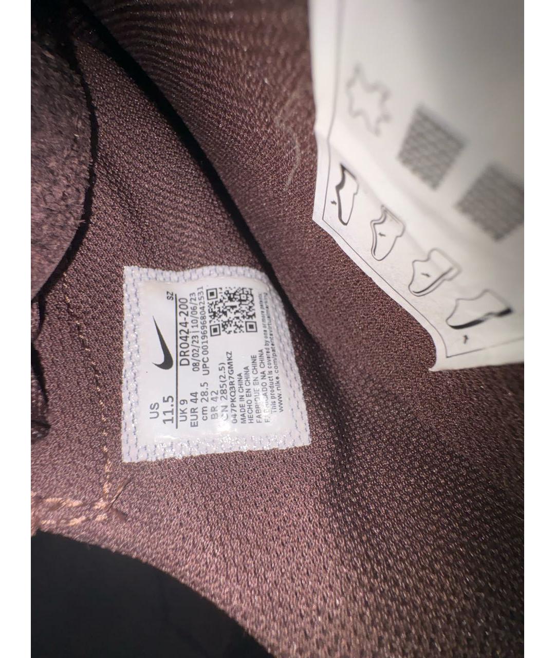 JACQUEMUS Коричневые замшевые низкие кроссовки / кеды, фото 5