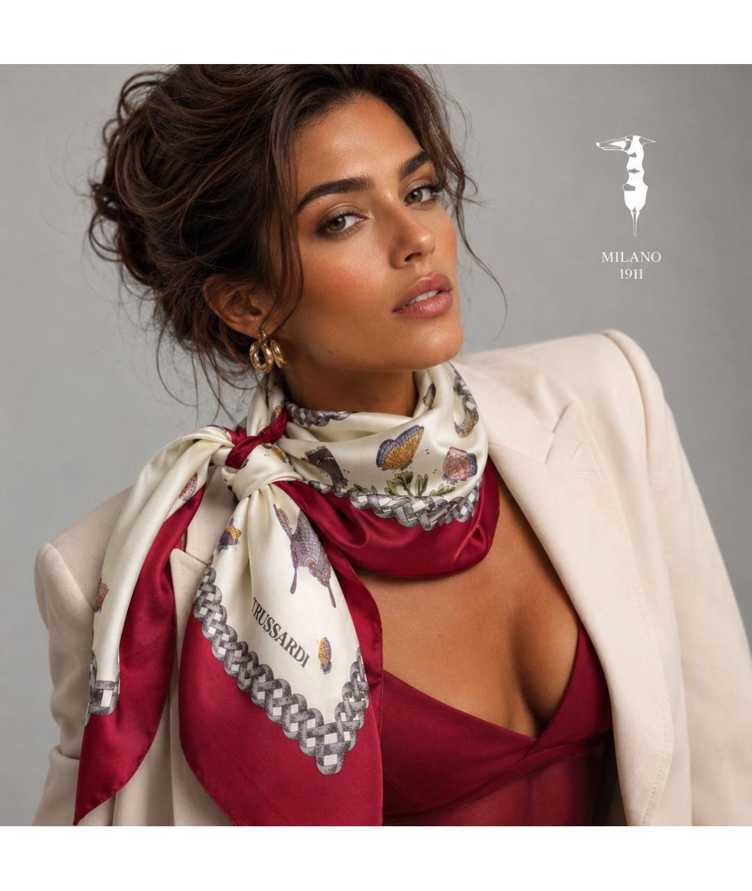 TRUSSARDI Шелковый платок, фото 5
