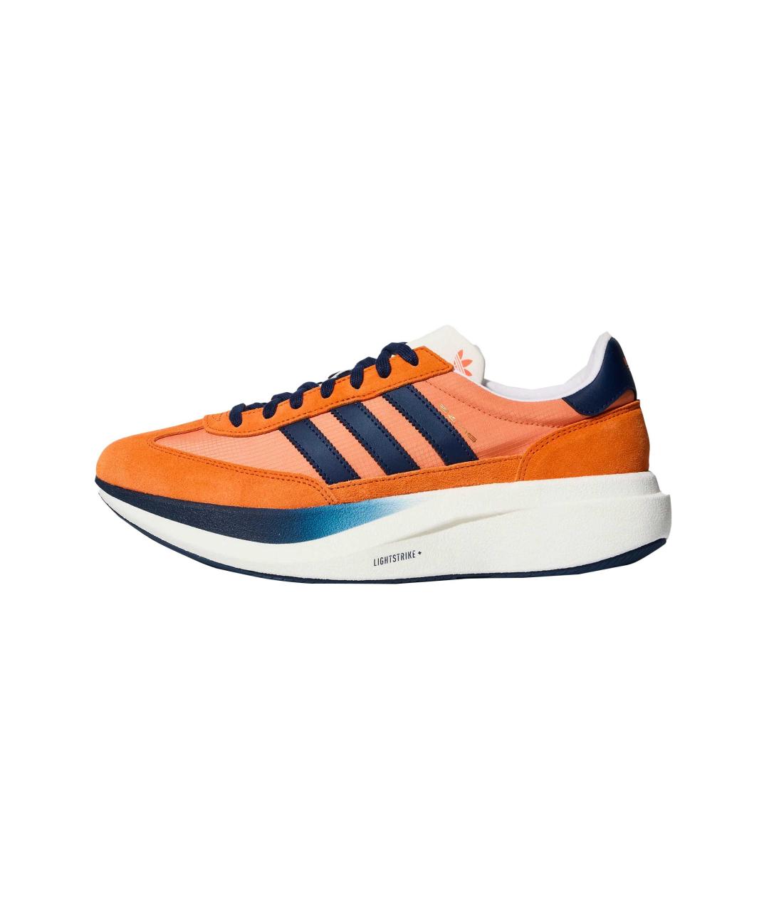 ADIDAS Оранжевые замшевые кроссовки, фото 2