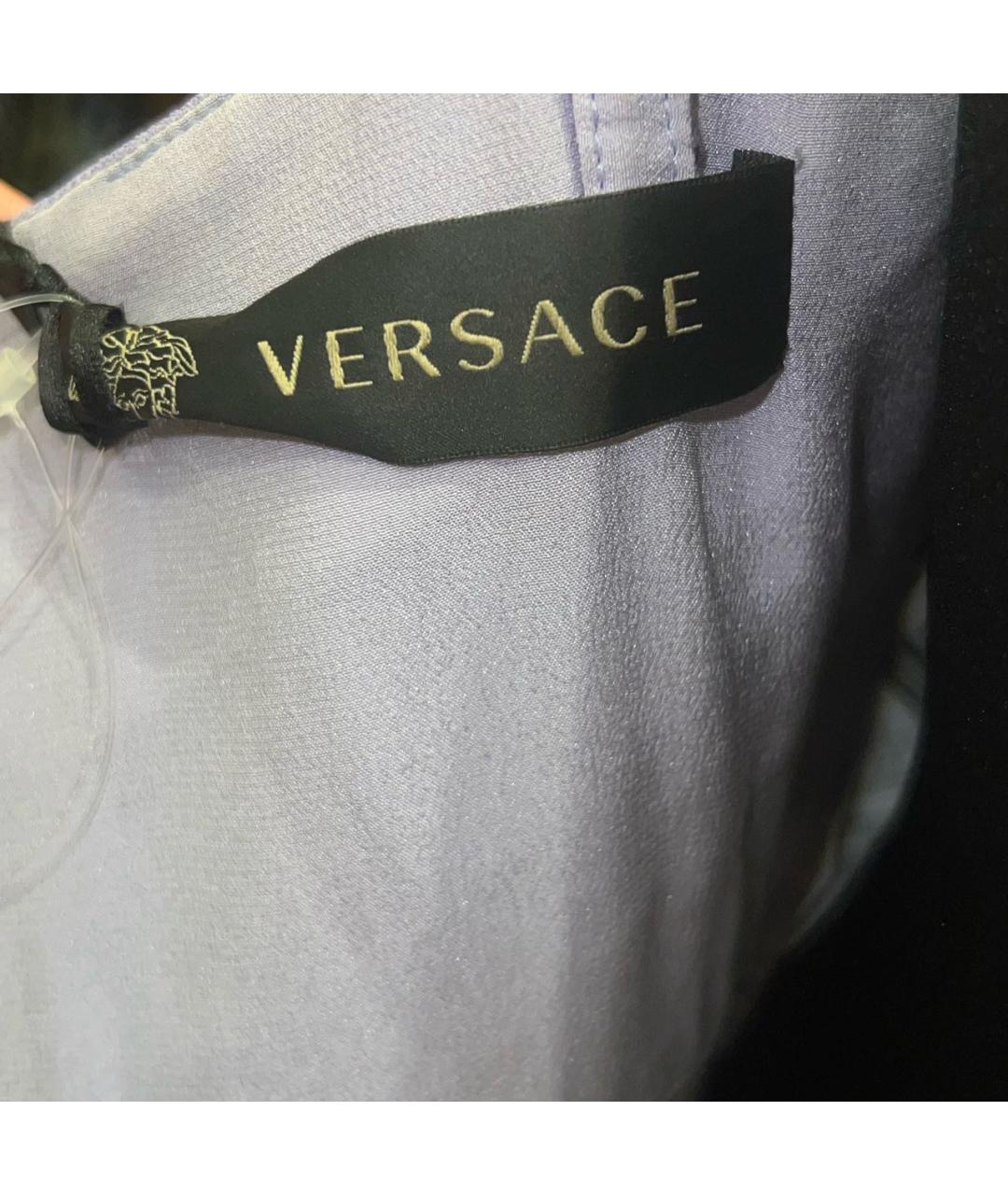 VERSACE Мульти хлопковое коктейльное платье, фото 6