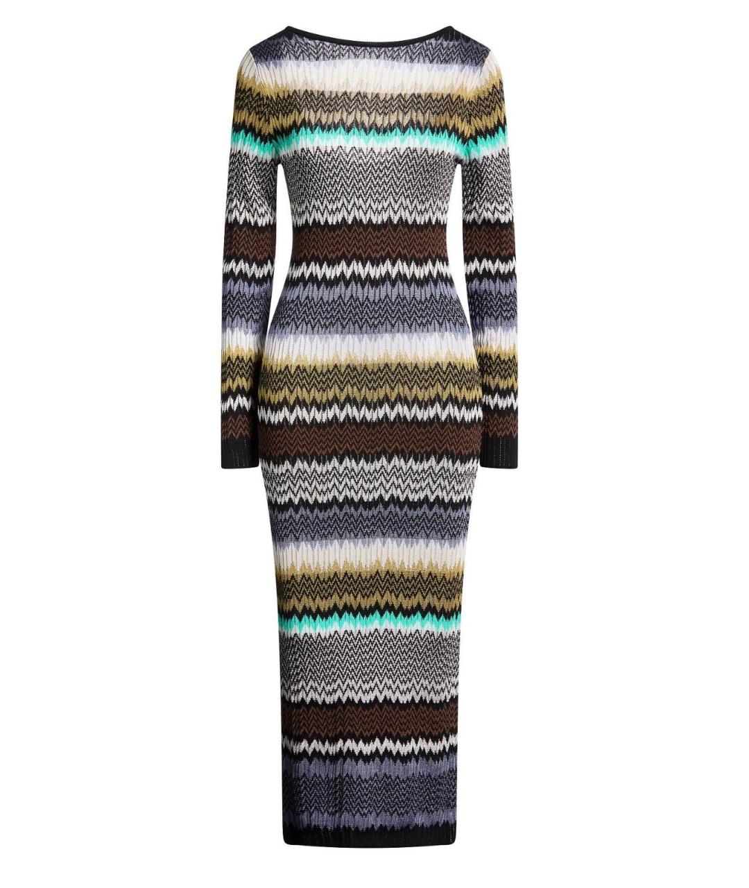 MISSONI Мульти вискозное коктейльное платье, фото 1
