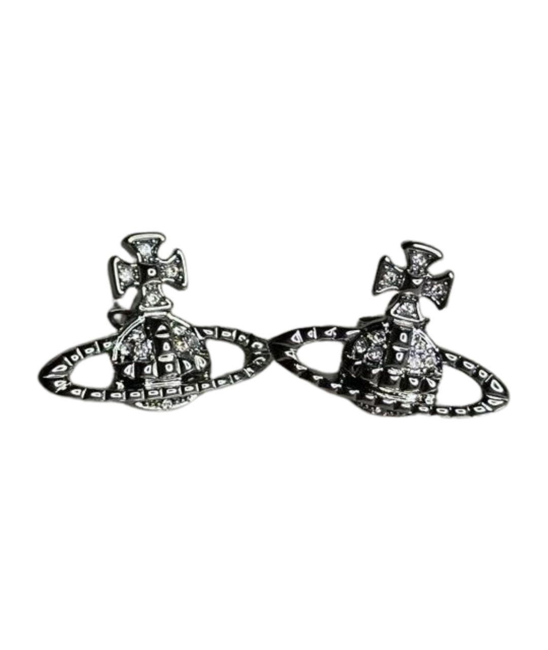 VIVIENNE WESTWOOD Серебряные металлические серьги, фото 1