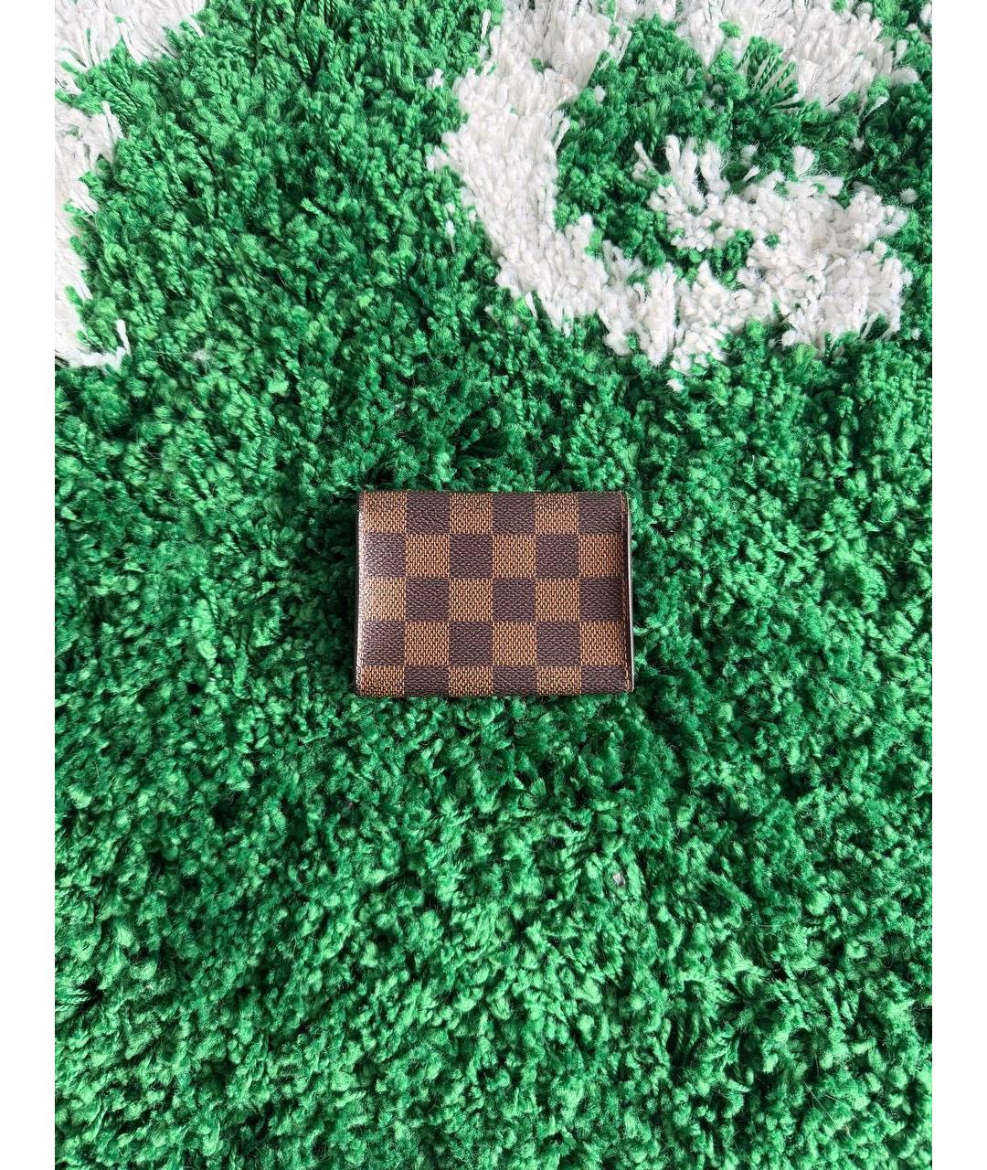 LOUIS VUITTON Коричневая визитница, фото 4
