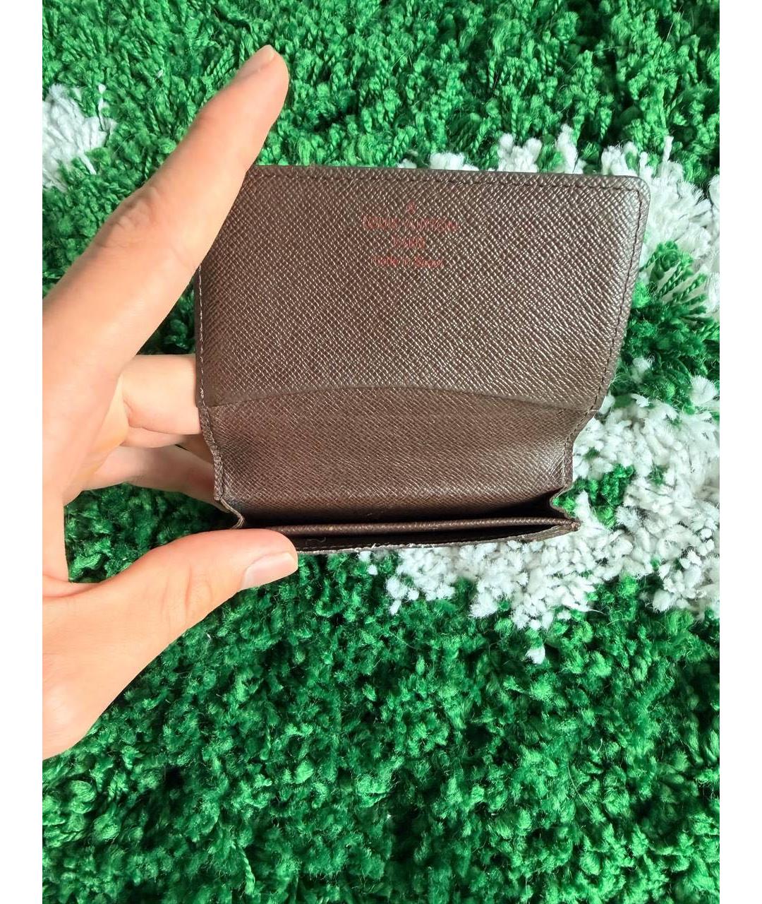 LOUIS VUITTON Коричневая визитница, фото 2