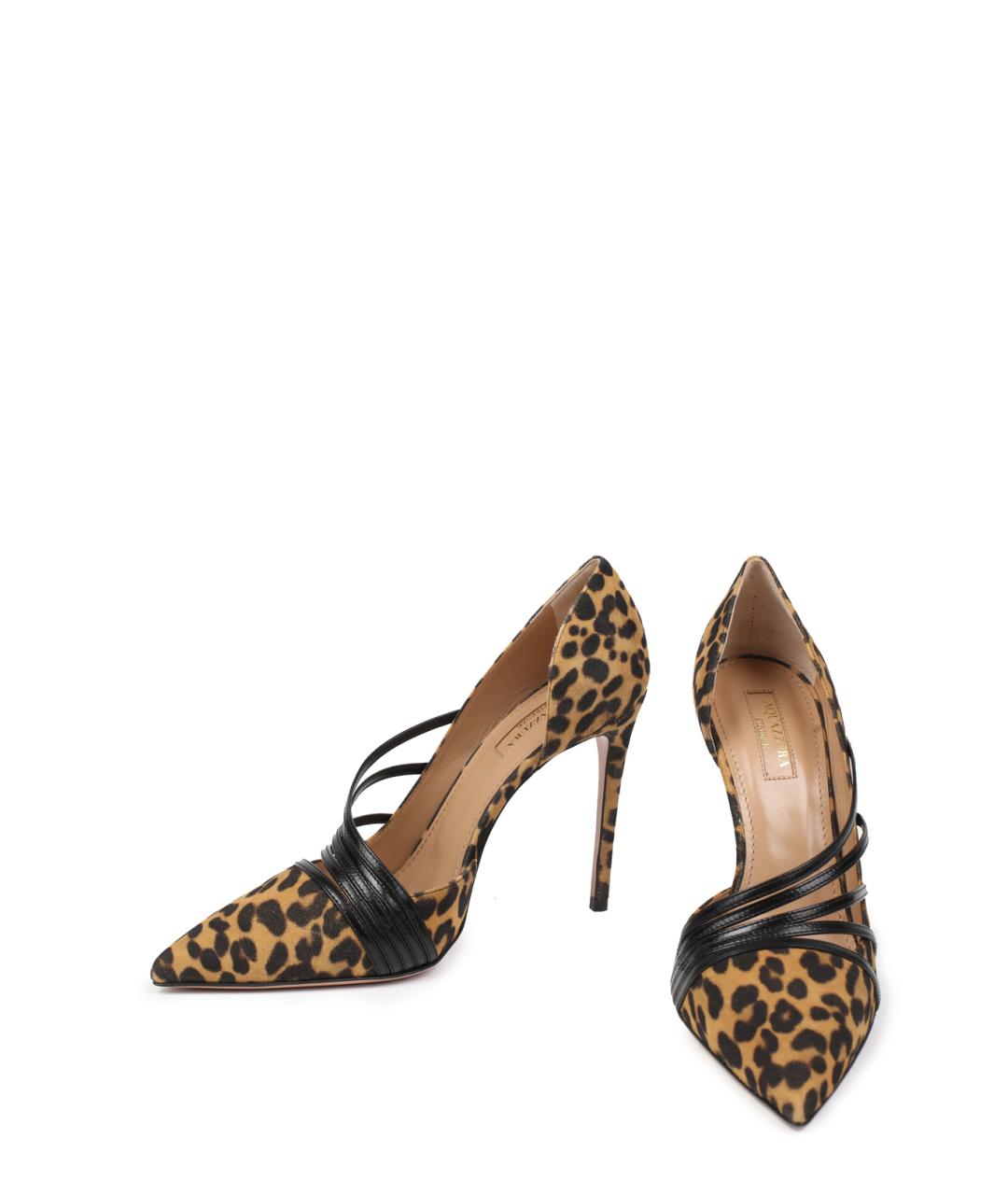 AQUAZZURA Коричневые туфли, фото 4