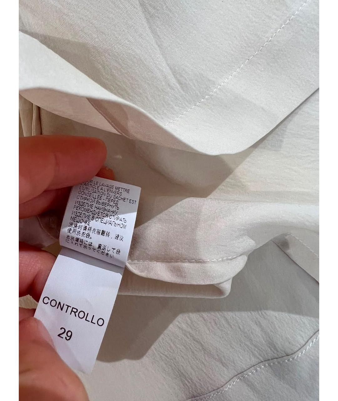 BRUNELLO CUCINELLI Бежевая майка, фото 8
