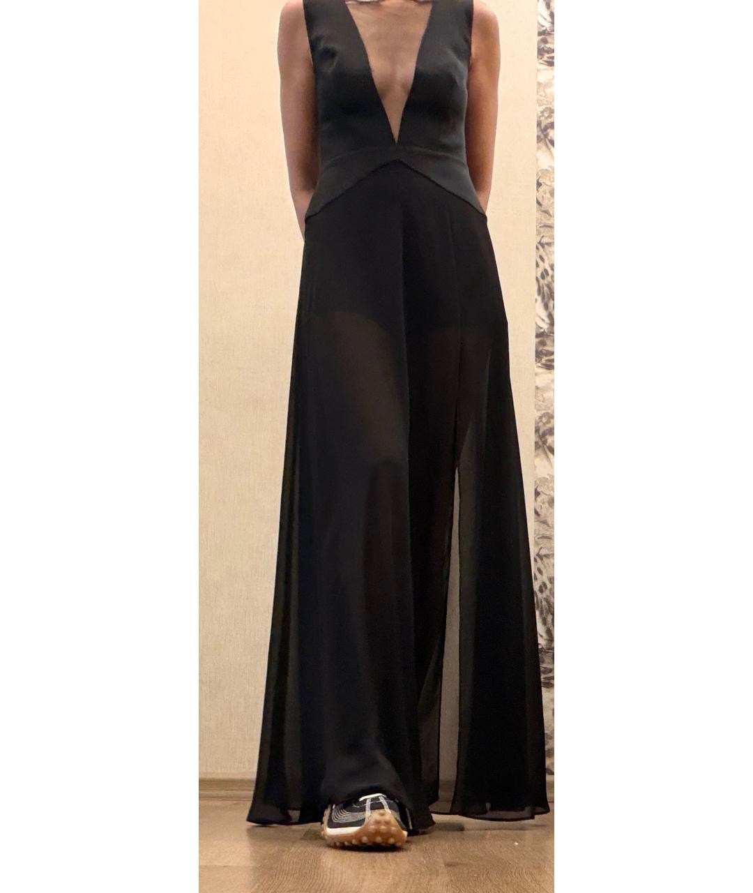 BCBG MAXAZRIA Черное вискозное вечернее платье, фото 3