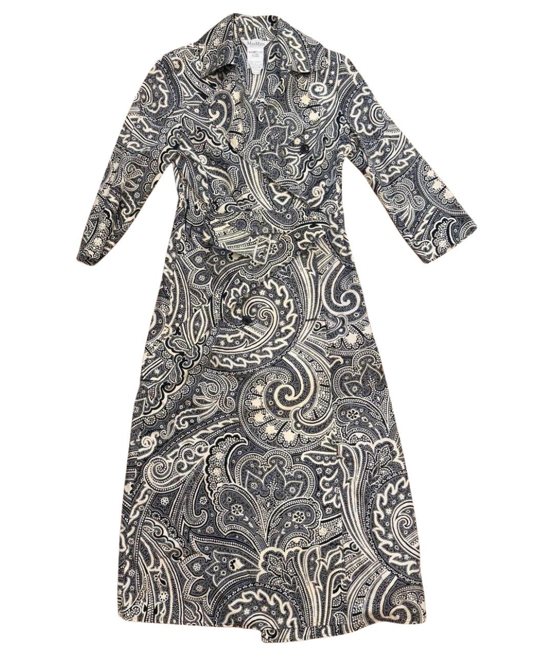 MAX MARA Мульти хлопковое повседневное платье, фото 1