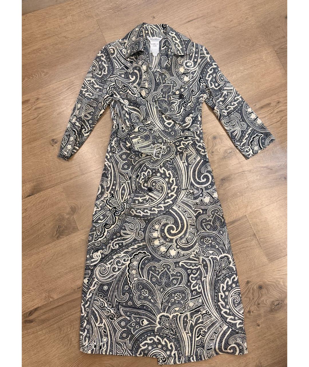 MAX MARA Мульти хлопковое повседневное платье, фото 4