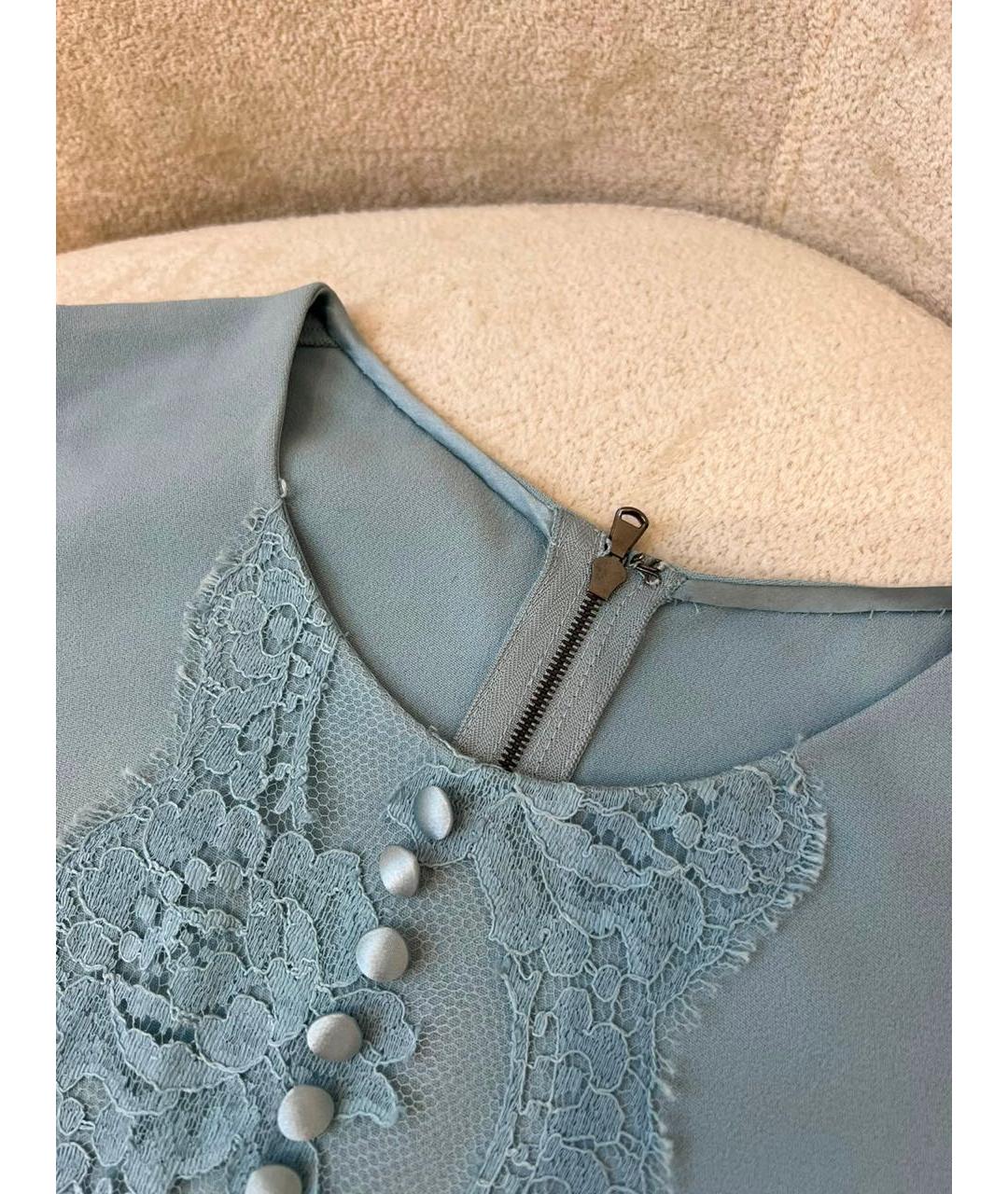 DOLCE&GABBANA Голубая майка, фото 8