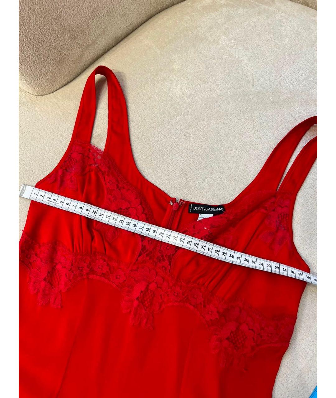 DOLCE&GABBANA Красная майка, фото 5